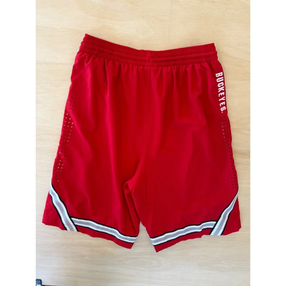 Nike Ohio State Buckeyes Red Basketball Shorts Mens Medium NCAA Dri-FIT